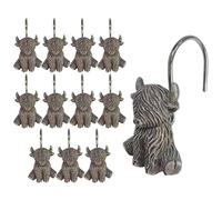 Generico Ganci per Doccia - Set da 12 Pezzi Antiruggine Simpatici,Per Famiglia, Casa, Bagno, Scuola, Appartamento, Dormitorio, Palestra, Camper | Bagno Decorativi