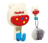 Generico Ganci Per La Doccia A,Rastrelliera Porta Appendini Riutilizzabile,Appendini A - per il Bagno l'Accappatoio le Borse il Cappotto la Parete e l'Interno