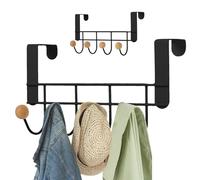 Genérico Ganci sopra porta | 1* PCS Space Space -Havles Hangers | Hooks no slip e anti-rimozione | Ideale per ingresso, bagno, camera da , libreria e vestiti, facile da installare