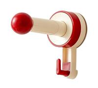 Genérico Ganci Ventosa Bagno 2 pezzi: ganci per una fase di doccia aspirabile regolabile, organizzatore senza servizio, grucce da cucina per asciugamani, borse, cappelli, cappotto, chiavi