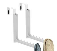 Generico Gancio Appendiabiti Da Porta,2 Pezzi Rastrelliera Per Porta Con 6 Ganci,Appendiabiti Risparmia Spazio | Per Bagno Dormitorio Appartamento Guardaroba Cucina Camera Da Lavanderia Soggiorno