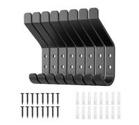 Generico Gancio Appendiabiti Per Montaggio A Parete - Confezione Da 8 Ganci Appendiabiti Adesivi, Set Di Grucce In Acciaio Inossidabile, Organizer Autoadesivo Resistente | Per Casa, Bagno, Camera D