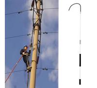 Generico Gancio di Soccorso Isolato per elettricisti e Vigili del Fuoco | Strumento di Sicurezza in Fibra di Vetro da 43 cm per scuole, centrali elettriche e Servizi di Emergenza | Design Resistente