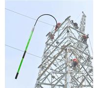 Generico Gancio di Soccorso Isolato - Strumento Essenziale per la Sicurezza elettrica, Ideale per Interventi di Emergenza in centrali elettriche e fabbriche. Design ad Alta visibilità, Resistente e n