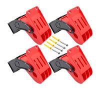 Generico Gancio Girevole Metallo - Morsetti Tappetini Auto Pinze Molla Acciaio Supporto Parete Clip Appendere Tappeti Lavaggio Antiscivolo Porta Zerbini Utensili Lavaggio Professionale Stabile Pad