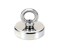 Generico Gancio magnetico for la pesca potente, magnete resistente con occhiello a foro svasato, compatibile for il recupero nel fiume e(1Pcs D120)