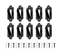 Generico Gancio Montatura Europea - 10 Pezzi in Metallo Antiscivolo - Ganci Da Parete Per Montatura Di Cervo | Adatto A Interno Esterno Soggiorno Ingresso Cucina Ufficio Casa Colonica