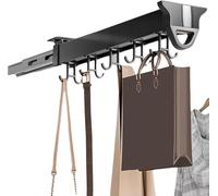 Generico Gancio per Pot Rack - Organizer A Estrarre con Binario Scorrevole | Appendiabiti da cucina con sistema estraibile, supporta oltre 34 kg, ideale per ottimizzare lo spazio di stoccaggio