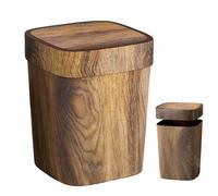 Generico Garbage Can, Waste Bin, Trash Container, Swing Top with Slim and Space Saving Build for Kitchen, Laundry Room, Under Sink, Storage, Farmhouse, Apartment, 8.7x10.47 Inches