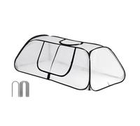 Generico Garden Frost Cover - 45.28 inch Breathable Mesh Plant Cover | Zippered Raised Bed Netting, Cold Weather Protection for Flowers, Pots, Patio, Yard, And Winter Use