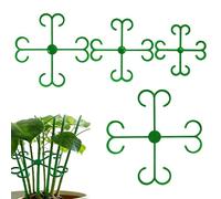 Generico Garden Plant STEM Support Clips - Double-Hook Design | Durable Gardening Tools for Balcony, Greenhouse, And Planter Pots | Heavy-Duty Plant Fixer, 5.3x5.3x0.1inch