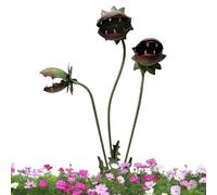 Generico Garden Stakes Decorative - Funny Iron Yard Art Planter Accent for Flower Bed Pathway Lawn Display, | Powder Coated Metal Garden Sculpture Insert for Patio Porch Courtyard Backyard Decor Use