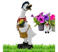 Generico Garden Statues - Realistic Cute Weather-Resistant, Duck Animal Garden Sculptures & Statues, Durable Outdoor Lawn Decor | For Porch Lawn Patio Pond Farmhouse Spring Holiday Party Birthday