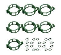 Generico Garden STEM Clips - Upright Trellis Clamps for Vine Support | Stable Reusable Tomato Plant Clips with Fixed Design, Balcony Berry Holder, Vegetable Flowerpot Accessory, Creeping Branch Aid