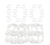 Generico Garden STEM Clips - Upright Trellis Clamps for Vine Support | Stable Reusable Tomato Plant Clips with Fixed Design, Balcony Berry Holder, Vegetable Flowerpot Accessory, Creeping Branch Aid