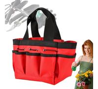Generico Garden Tote | 18x16x14cm Large Capacity Tool Bag for Garden Repairman -1x Easy Storage Sturdy Gadget Storage Supply for Gloves, Scissors, Hammer, Nails