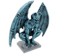 Genérico Gargoyle Gothic Figura - Patio di Pietra, idolo del Demone | Arte dettagliata della Statua del Gargoyle di fantasia, decorazione in Resina Paura per Passerella Recinzione Passi j