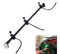 Generico Garland Hanger for Door Frame, Adjustable Garland Hanger for Front Door Frames - Heavy-Duty Christmas Halloween Decoration Holder for Wreaths, Lights & More | No Screws, Drilling (S)