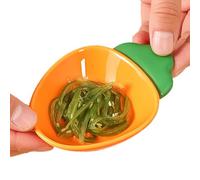 Generico Garlic Grater Plate - Carrot Shaped Ceramic Shredder Bowl Garlic Grater Dish for Cheese Ginger Lemon Vegetables Citrus Fruit Handmade Ceramic Grinding Plate