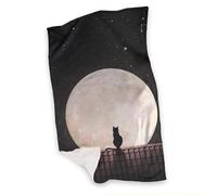 Generico Gatto sul Tetto Asciugamano Telo Mare Personalizzato Personaggi Collezione Idea Regalo Estate Mare Piscina Vacanze assorbente bambina bambini colorato con stampa personalizzata 100x150cm