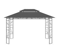 Generico Gazebo 4x3x2,7 m Antracite 160 g/m²,Antracite,20.5kg,313917