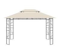 Generico Gazebo 4x3x2,7 m Crema 160 g/m²,Crema,20.5kg,313915