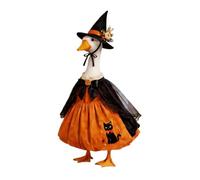 Generico Geese Statue Clothes 9.84×13.78inch Animal Dress Cloak Hat Set