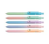 Generico Gel Ink Pens | Fine Point Smooth Writing Pens | 5 Piece Smooth Quick Dry Fine Point Writing Tool for Journaling Note Taking Women Men School