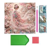 Generico Gem Art Diy Kit, Jewel Painting Craft Set, Decorative Rhinestone Art Board with Design, Durable Canvas Craft Kit, Activity with Elegant Style, Gift Project for Bedroom Use