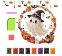 Generico Gem Painting Halloween - Cat Ghost Paint Acrylic Sparkling Decor