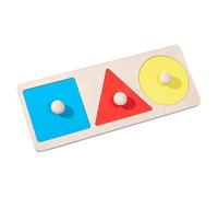 Generico Geometric Puzzle - Elastic Band Triangle Strategy Board Game,Wooden Number Puzzle montesori Toys | Teaser Puzzles,Shape Sorter Game Preschool Education