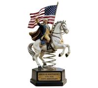 Generico George Washington 250th Figurine, First President Commemorative Statue, White Home And Car Decoration, Highlight Semiquincentennial Edition 3rd Keyword