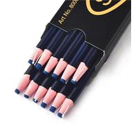 Generico Gesso da sarta 1/10/20/30 Pezzi/Set di pennarelli cancellabili for Tessuti, Gesso for Sartoria, Patchwork, Abbigliamento Fai da Te, Set Attrezzi Cucito, Accessori for Ricamo(Blue-12pcs)