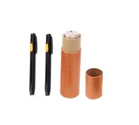 Generico Gesso da Sarto Bianco Sostituibile 20 Pezzi con 2 Astucci Penna Gesso per Cucire Tessuti Accessori Sartoriali per Lavori Professionali e Fai da Te