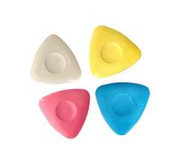 Generico Gesso da Sarto | Set da 4 Matite Triangolari per Trapunta - Pennarello per Tessuto per Cucito - per Trapuntatrici Mamme Nonne Ricamatrici Scuola a Casa e Corsi Atelier e Laboratori