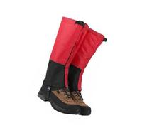 Generico Ghette da Escursionismo, Accessori da Passeggio Resistenti allo Strappo Regolabili for Esterni Ghetta for Le Gambe for La Corsa con Le Ciaspole(Red,M)