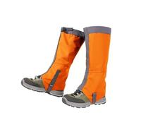 Generico Ghette Regolabili for Le Gambe, di Protezione for Scarponi da Neve,Ghette for Esterno for La Caccia, for Terreni Fangosi, Deserto E Giardino(Orange,M)
