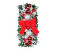 Generico Ghirlanda Natalizia Artificiale,Decorazione Stagionale Artificiale | Ghirlanda per Le Scale con di Natale | per Porta Scale Parete Mensola Cucina Casa Cascina Finestra