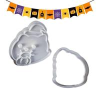 Generico Ghost Cat Cookie Molds - Cute Ghost Cat Cookie Molds | Halloween Cât Fondant Cutter Set | Cute Ghôst CatsCookîe Baking Tools, Cats Embossing Moulds for Beginner Baking