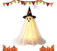 Generico Ghost Decoration Indoor Lights Witch Hat - Cute Seasonal Statue