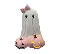 Generico Ghost Figure | Halloween Dancing Girl Ghost Figurine,Decorative Sculpture Spooky Home Decor For Women Men Birthday Holiday Party Shelf Living Room Bedroom Bedside