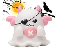 Generico Ghost Figurine, Cute Small Halloween Resin Sculpture, Decorative Ornament for Display Shelf, Spooky Home Accent, Ideal for Bedroom Living Room Dressing Table Nightstand Bedside Cabinet