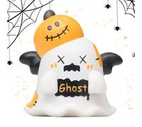 Generico Ghost Figurine, Cute Small Halloween Resin Sculpture, Decorative Ornament for Display Shelf, Spooky Home Accent, Ideal for Bedroom Living Room Dressing Table Nightstand Bedside Cabinet