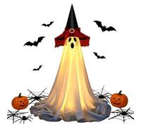 Generico Ghost Halloween Decor Funny Large Tall Witch Hat LED Lights