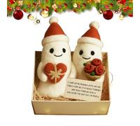 Generico Ghost Plush - Cute Christmas Friendship Pimbod Ghost | Vacanze morbide comfort per feste di compleanno per le vacanze Uffici per la casa scrivania automobilistica Dormitory Apartment Fall