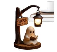 Generico Ghost Reading Lantern - Longlasting Reading Corner Light | Portable 3D Resin Aesthetic Lantern for Indoor Decorations Living Room Bedroom Kids Adults Book Lover Halloween