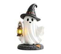 Generico Ghost Statue with Hat - Cute Spooky Halloween Decor | Resin