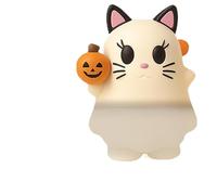 Generico Ghostees Mystery Phone Buddy, Cute Halloween Ghost & Pumpkin Phone Topper, Mini Stick-On Decorative Figure for All Mobile Phones, Fun Desk Accessory (#A)