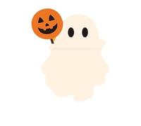 Generico Ghostees Mystery Phone Buddy, Halloween Cute-Ghost Phones Charm Cute Cling Decoration, Stick-On Halloween Ghost & Pumpkin Phone Topper For All phones (C)