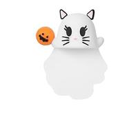 Generico Ghostees Mystery Phone Buddy, Halloween Cute-Ghost Phones Charm Cute Cling Decoration, Stick-On Halloween Ghost & Pumpkin Phone Topper For All phones (f)